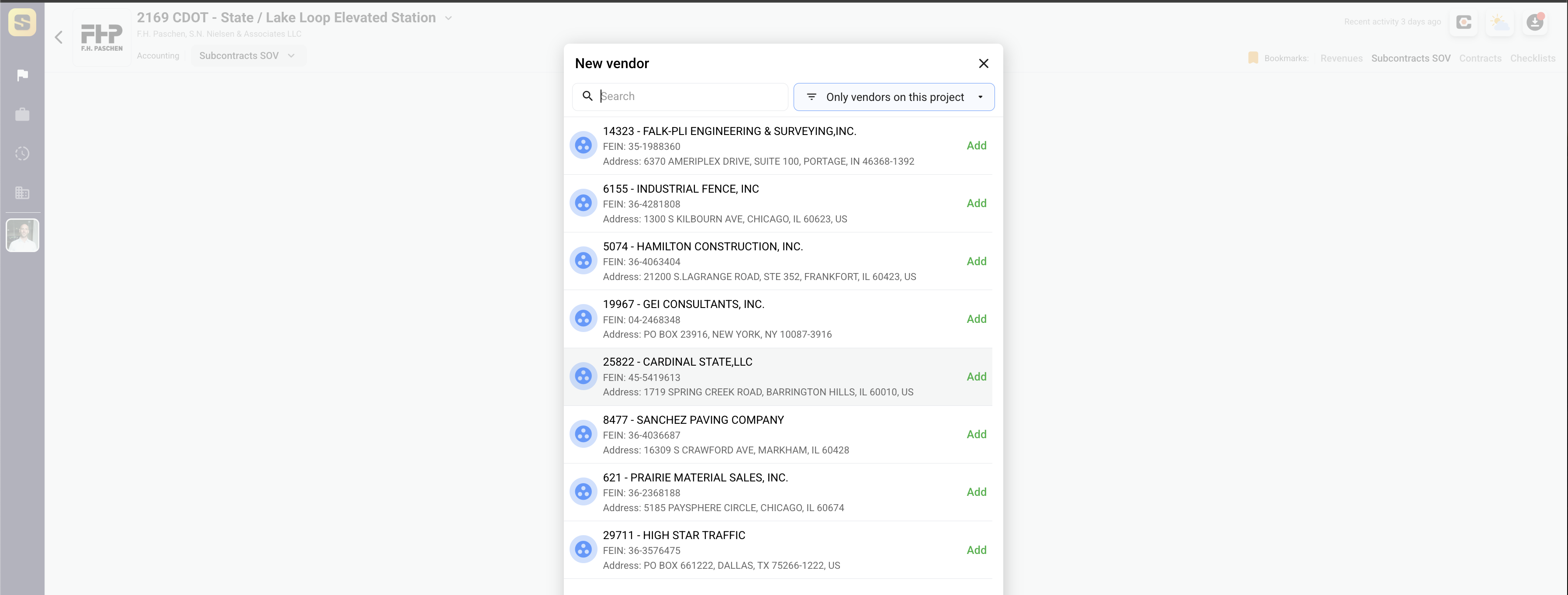 Select Vendor